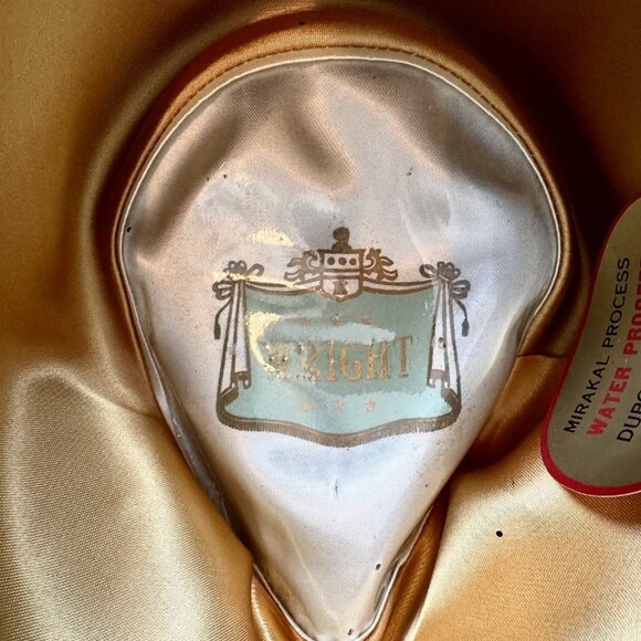 Vintage Wright Fedora Hat Size 6 5/8 Brown Coney Fur 1950s Miraklor -USA - Picture 7 of 10